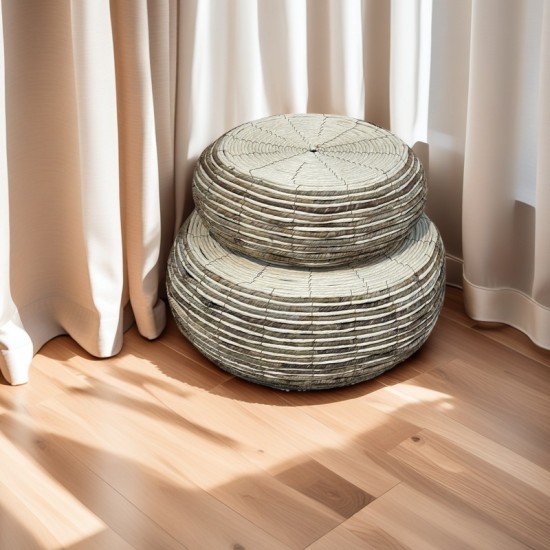 Straw Pouf 55cm