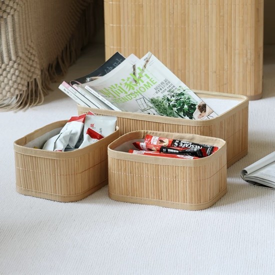 Wooden Basket 3 pieces