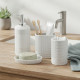 Ceramic Bathroom Set - 4 Pcs