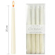 Stick Candles 25 cm 4 Pcs