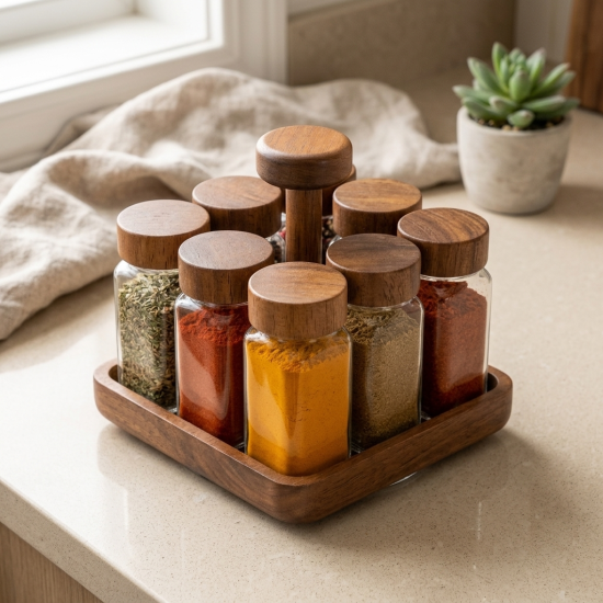 Glass Jar Set 8 Pieces
