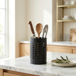 Metal Utensil Holder Large