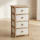 Wooden Storage Cabinet - 4 Drawers