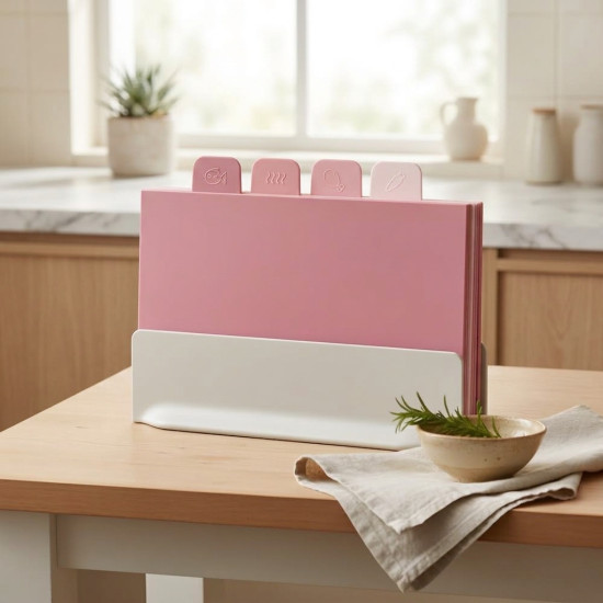 Plastic Cutting Board Set – 4 Pcs