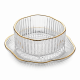 Glass Bowls And Saucer 6 Pcs