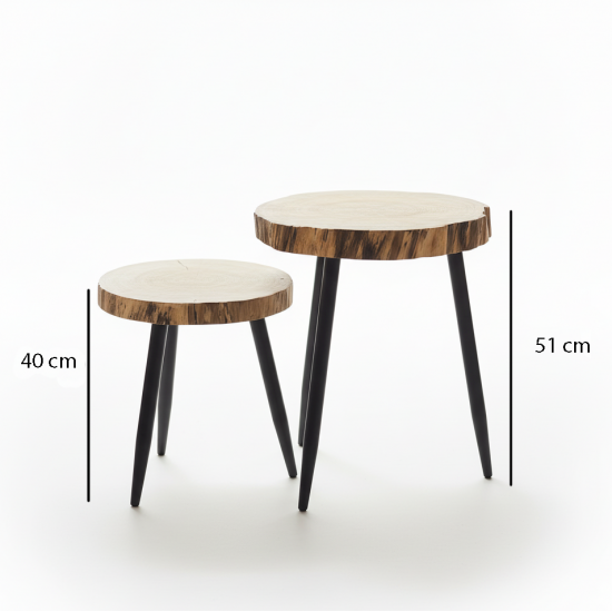 Wooden Table Set 2 pieces