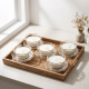 Glass Bowls And Saucer 6 Pcs