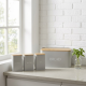 Bread Box And 3 Canisters Set