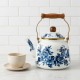 Flowers Pattern Tea Pot Set 2 Pieces