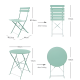 Patio Foldable Set 3 Pcs