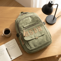 Backpack With 3 Zippers