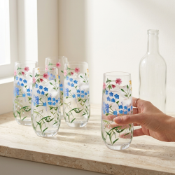 Glass Cups Set 6 Pcs