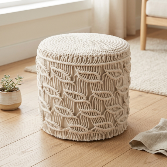 Cotton Pouf