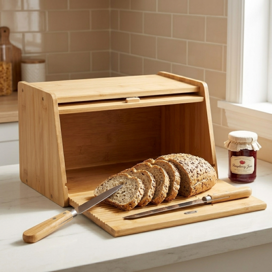 Wooden Bread Box