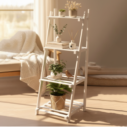 Wooden Organizer 4 Shelves