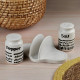 Porcelain Salt & Pepper Shaker Set - 2 Pcs