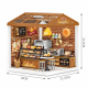 Bakery Shop Dollhouse Set 118 Pieces
