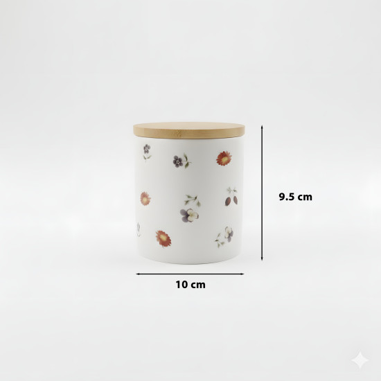 Porcelain Jar Set - 3 Pcs
