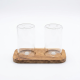 Glass Salt and Pepper Shaker Set