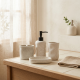 Ceramic Bathroom Set - 4 Pcs