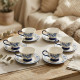 Tea Cup and Saucer Set - 6 Pcs