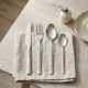 Silver Silverware Set 24 Pieces