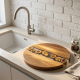 Wooden Spinning Cutting Board Small