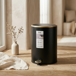 Round Trash Step Bin 9 Liter