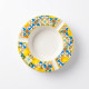 Lemon Pattern Ceramic Ashtray Medium