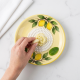 Fruit Pattern Garlic Grating Dish