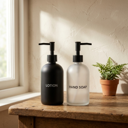 Glass Soap Dispenser