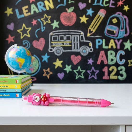Pen With A Toy Head