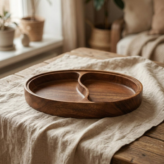 Wooden Serving Platter 30 cm