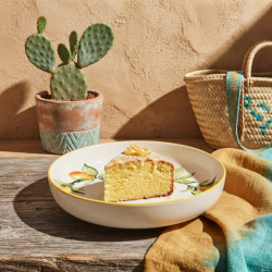 Lemon Pattern Porcelain Plate