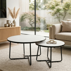 Metal Table Set 2 Pcs