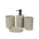 Ceramic Bathroom Set - 4 Pcs
