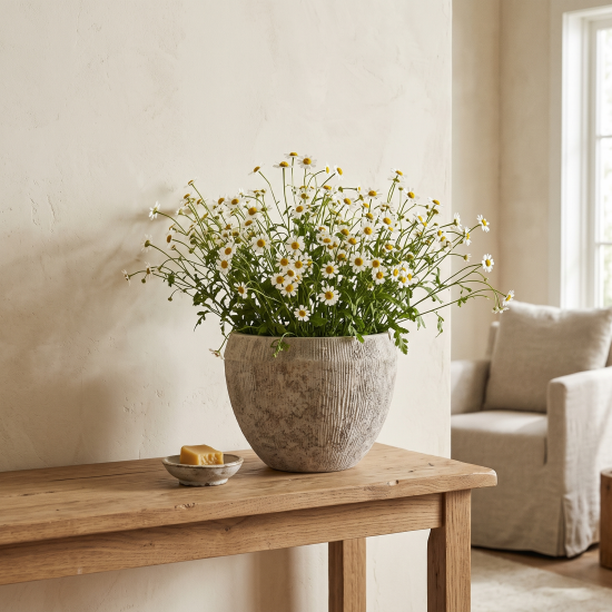 Porcelain Plant Pot Medium
