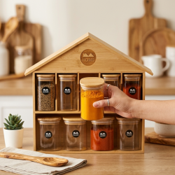 Spice Jar Set - 10 Pcs