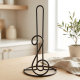 Kitchen Paper Towel Rolls Holder Black 