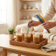 Glass Straws And Cleaning Brush- 6 Pcs