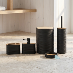 Plastic Bathroom Set - 5 Pcs