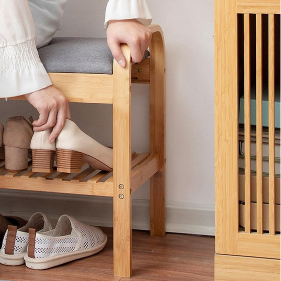Wooden Shoe Bench