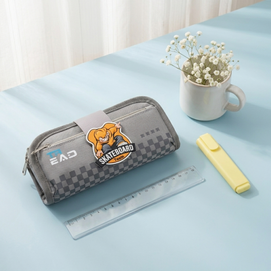 Pencil Case With 3 Zippers