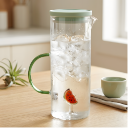 Glass Water Jug 1.25L