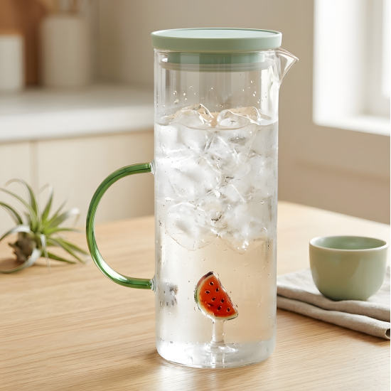 Glass Water Jug 1.25L