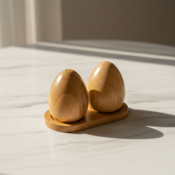 Wooden Salt Shakers Set 2 Pcs