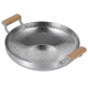 Stainless Steel Wok With Wooden Handle 30 cm