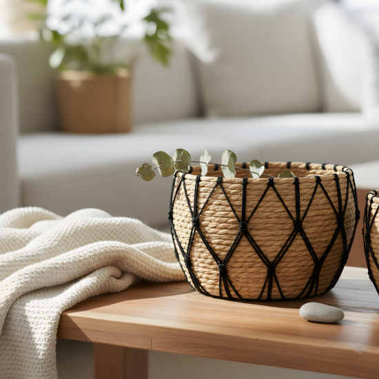 Straw Basket Medium