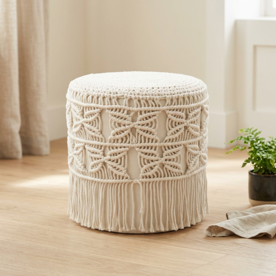 Cotton Pouf