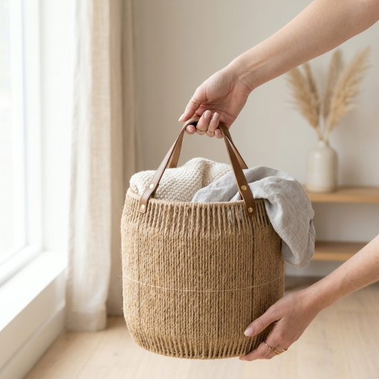 Straw Basket Small